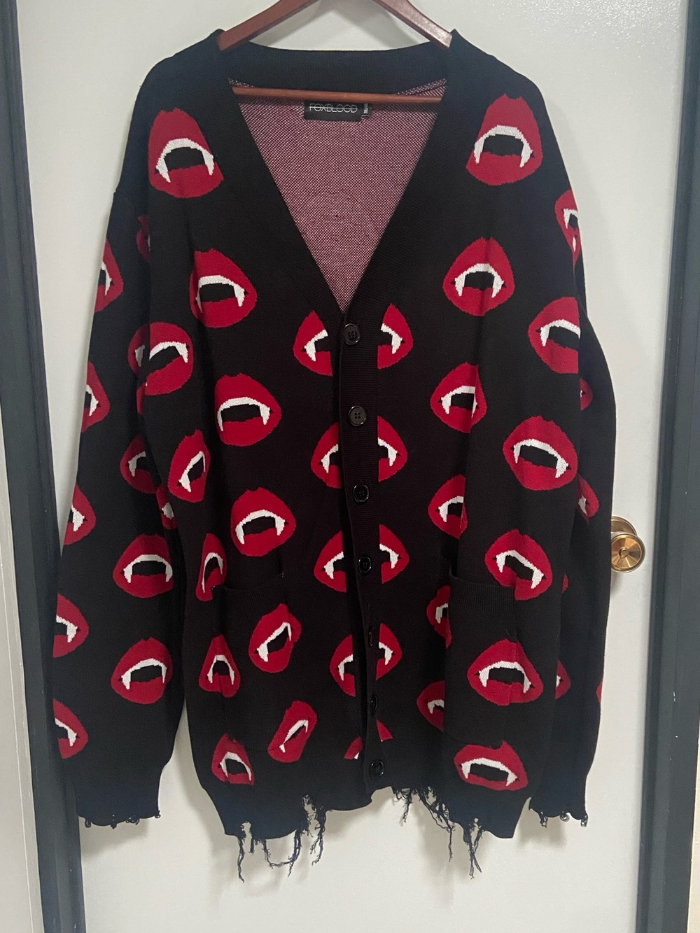 Foxblood Bite Me Cardigan